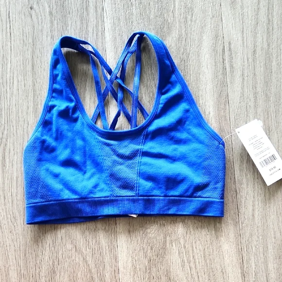 NWT Fabletics Vaasa Sports Bra Size S. Cobalt Blue. 💙 - Picture 1 of 5